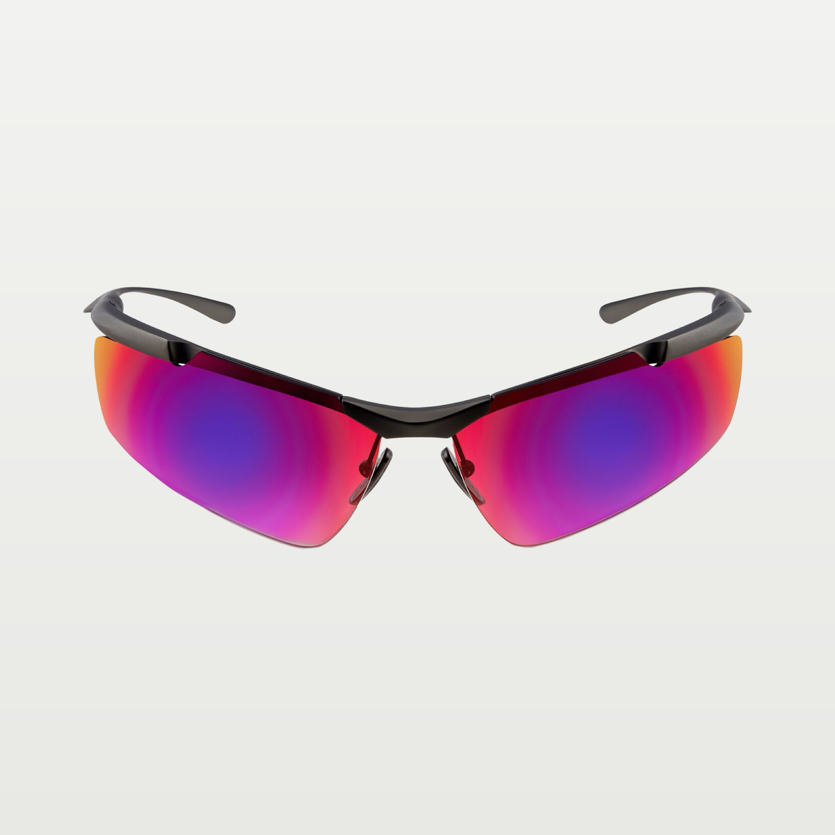 Balenciaga Boomerang Cat Sunglasses in Silver