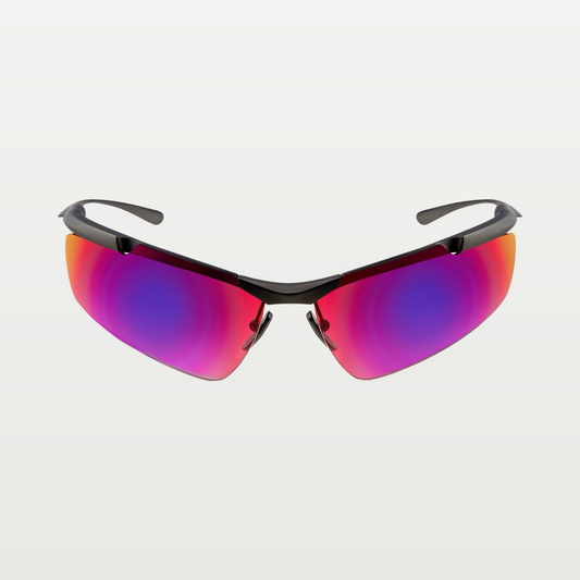 Balenciaga Boomerang Cat Sunglasses in Silver