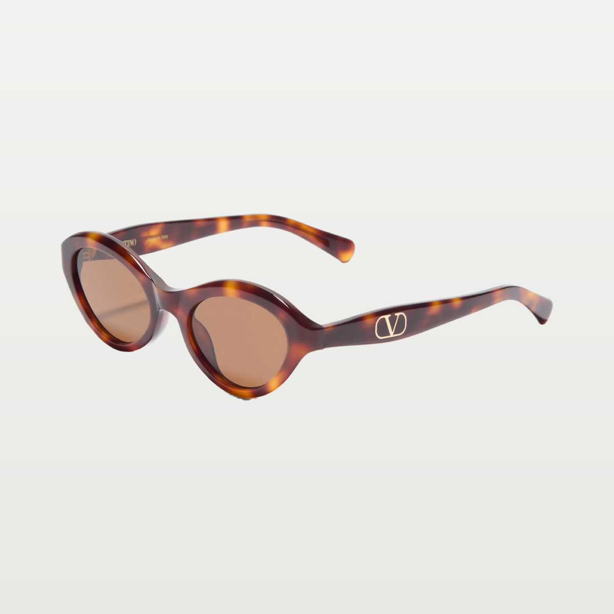 Valentino Cat-Eye Acetate Eyewear — HAVANA/BROWN