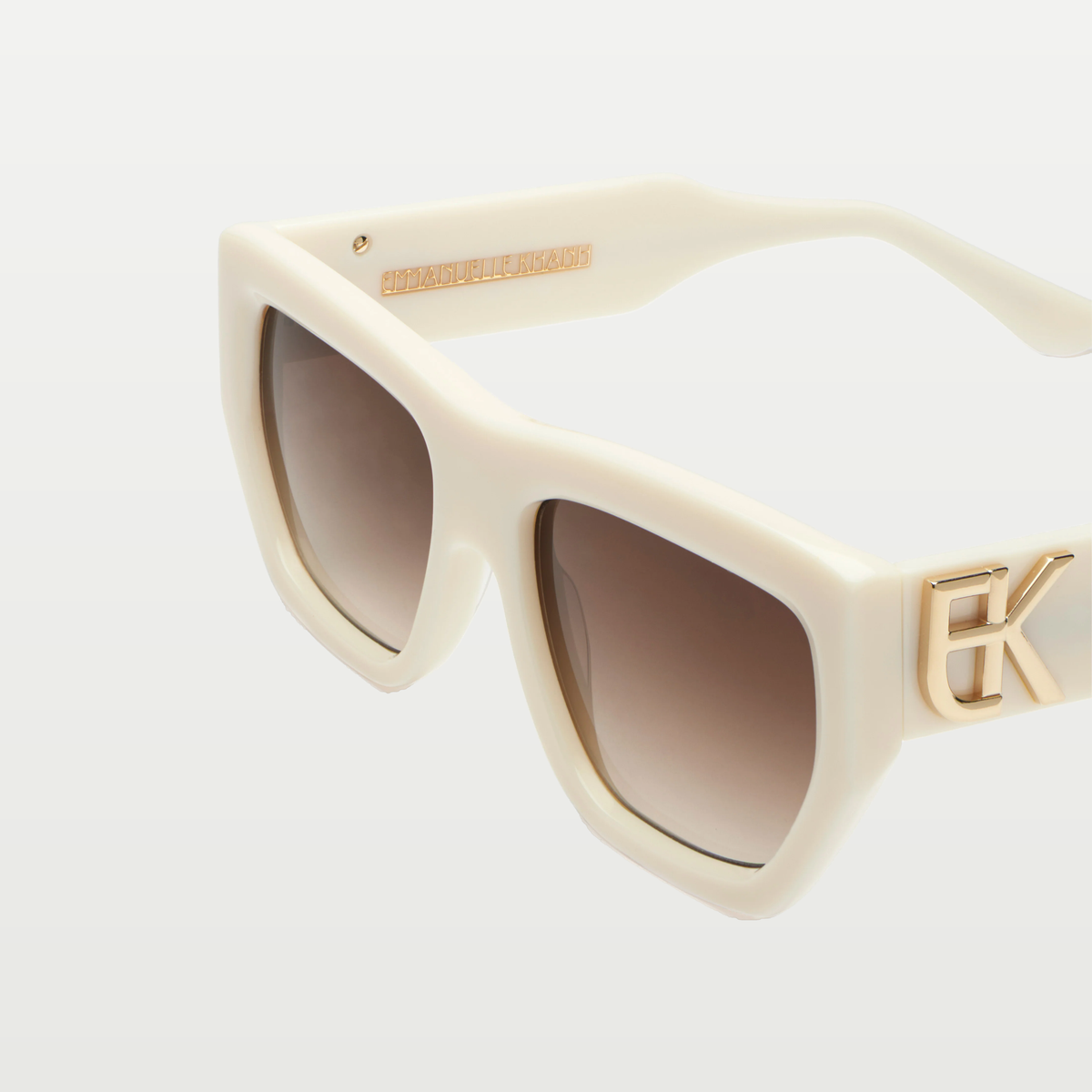 Emmanuelle Khanh Sunglasses SILENCIO — IVORY
