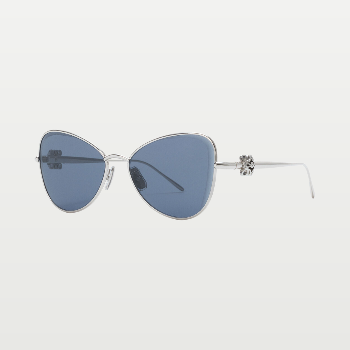 LOEWE Anagram Bombé Butterfly sunglasses in Denim Blue