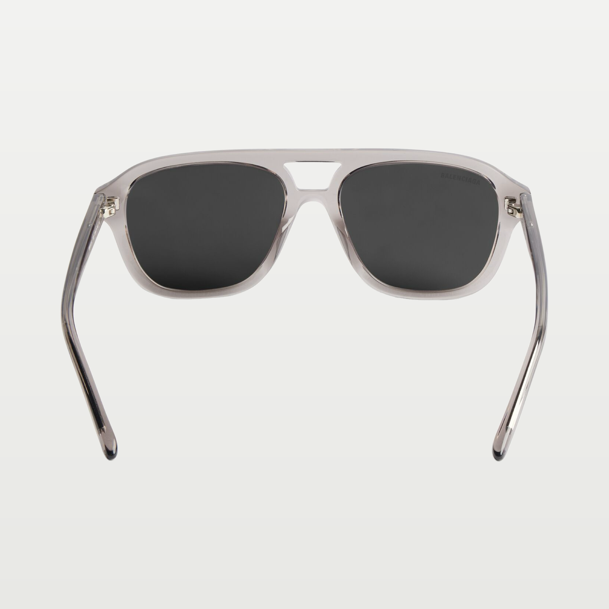 Balenciaga Men's Daily Pilot Sunglasses in Light Grey