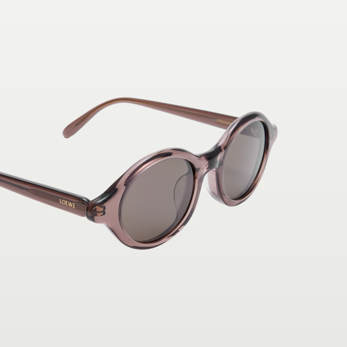 LOEWE Epsilon Slim sunglasses in Transparent Brown