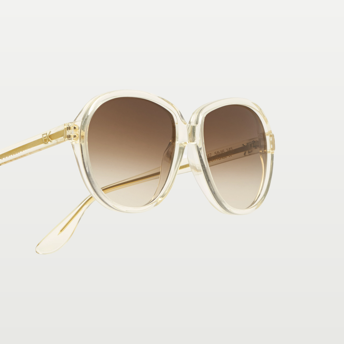 Emmanuelle Khanh Sunglasses MANO-SOL — CRYSTAL CLEAR