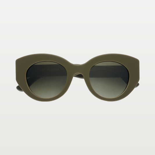 Emmanuelle Khanh Sunglasses CLOUD — OLIVE