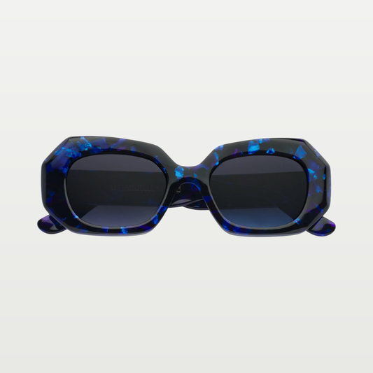 Emmanuelle Khanh Sunglasses DIXIE — BLUE MOTHER-OF-PEARL TORTOISESHELL