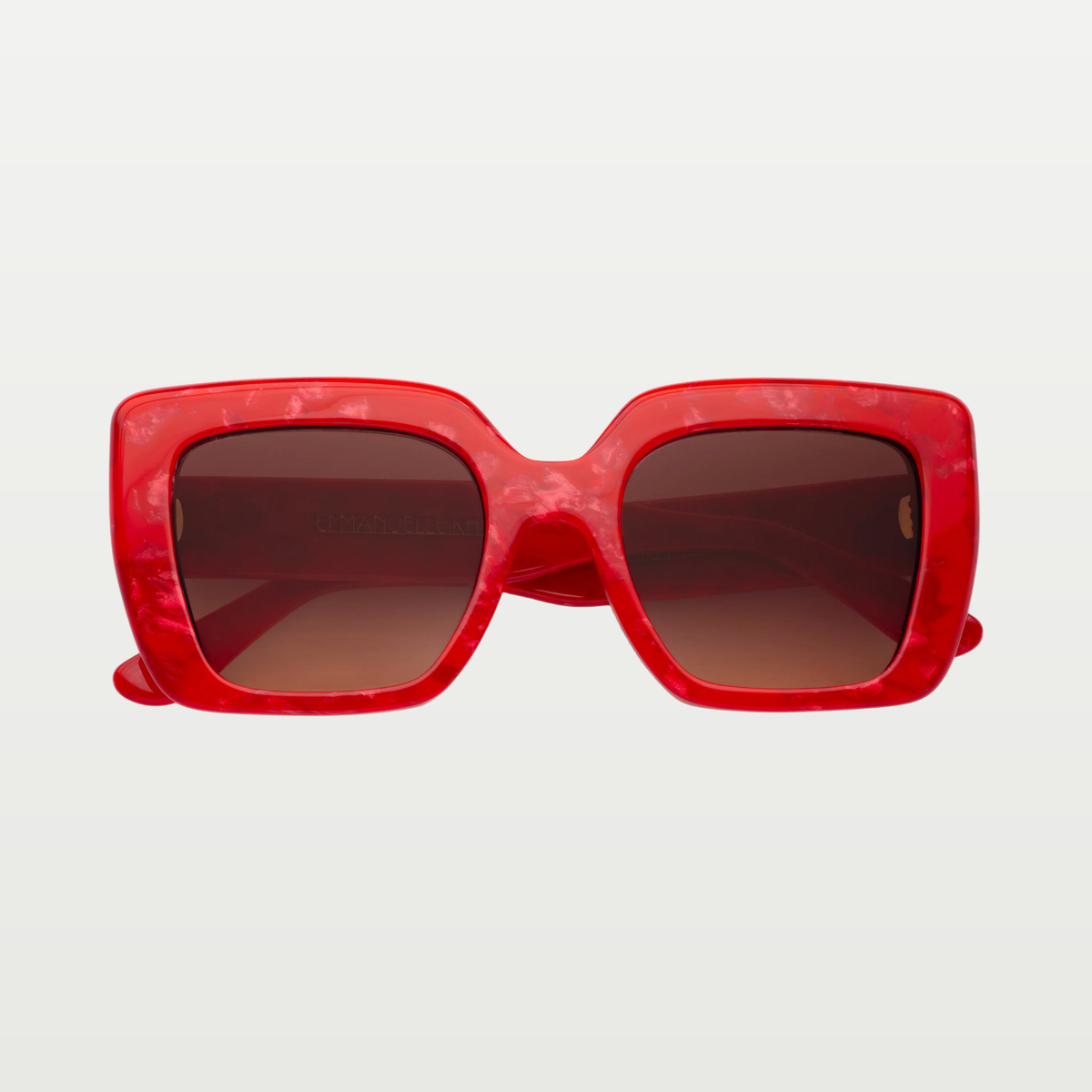 Emmanuelle Khanh Sunglasses FOXY — PEARL RED