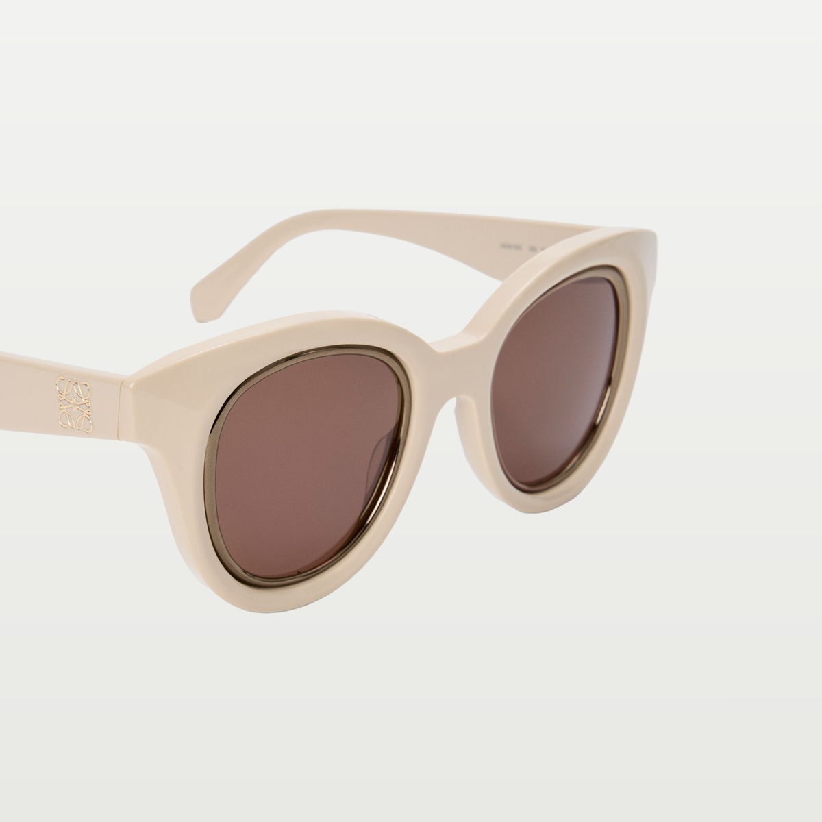 LOEWE Mini Anagram Butterfly sunglasses in Cream