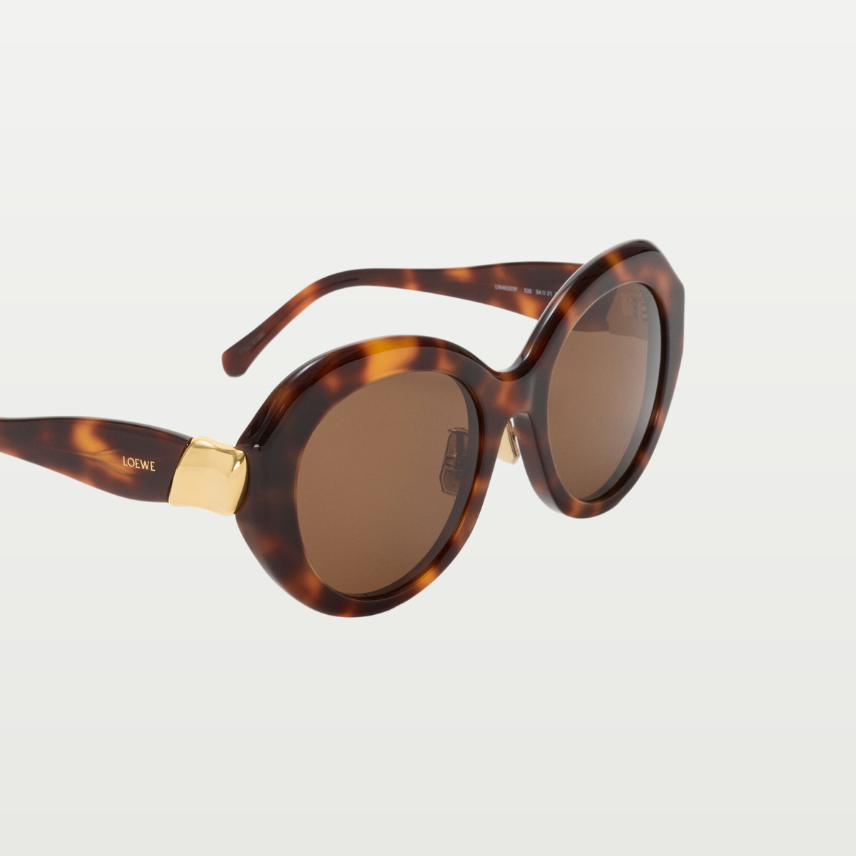LOEWE Coil Butterfly sunglasses in Havana