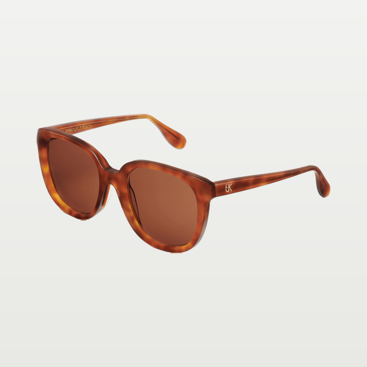 Emmanuelle Khanh Sunglasses HYDRA — ORGANIC TOBACCO SHELL