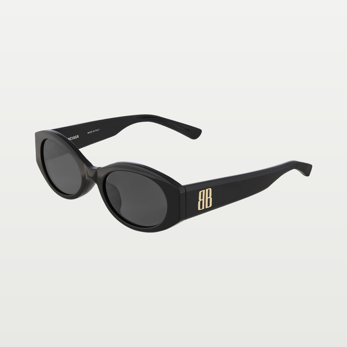 Balenciaga Women's Nano Round Af Sunglasses in Black