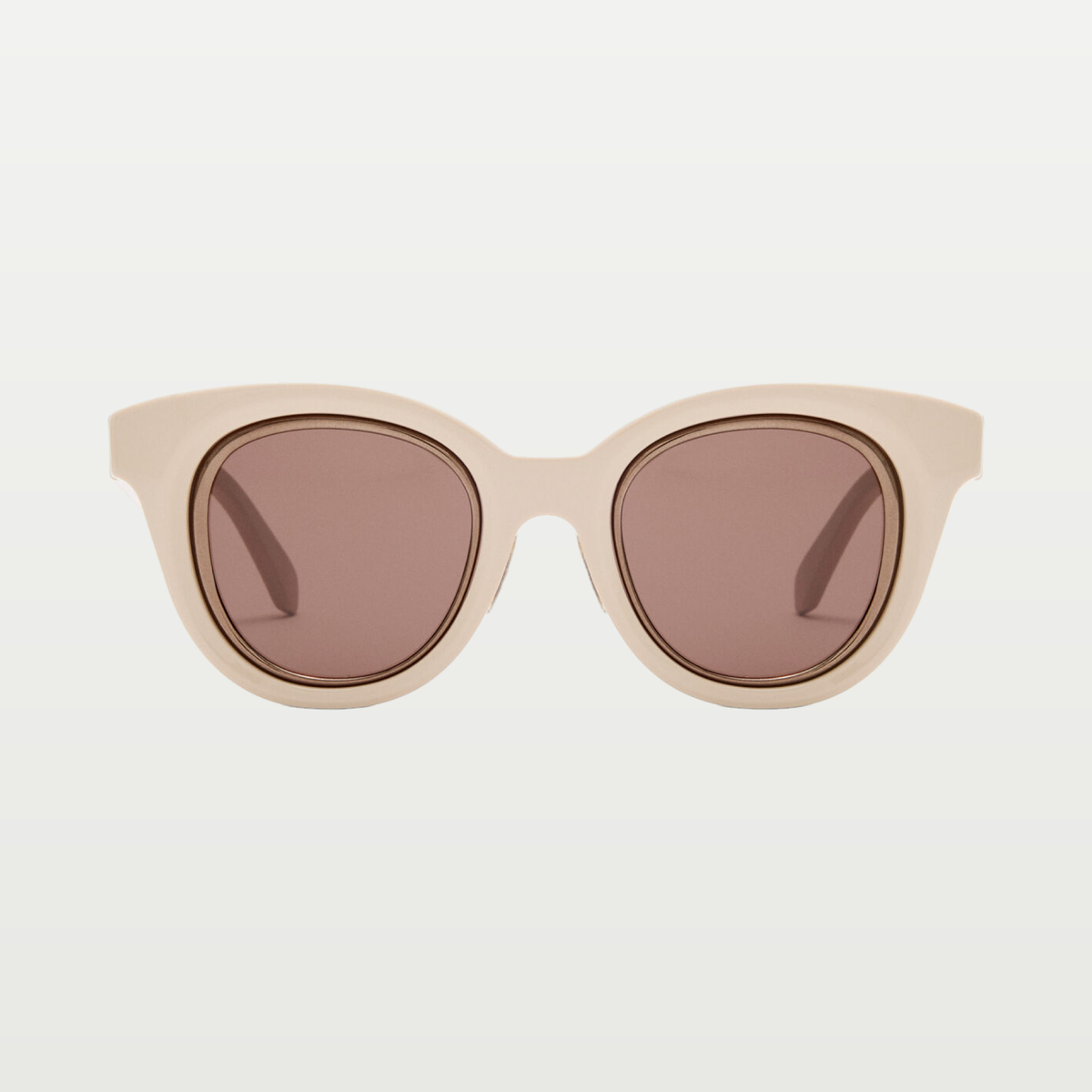 LOEWE Mini Anagram Butterfly sunglasses in Cream