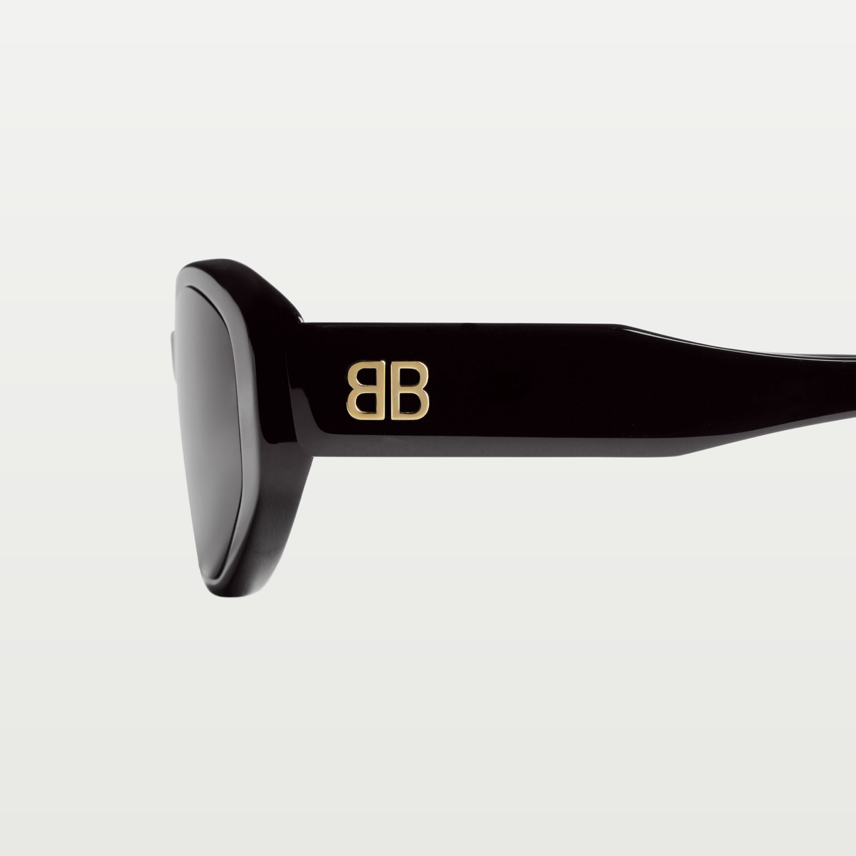Balenciaga Women's Nova Oval Sunglasses in Black