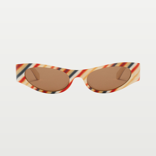 LOEWE Flash Slim Cateye sunglasses in Beige