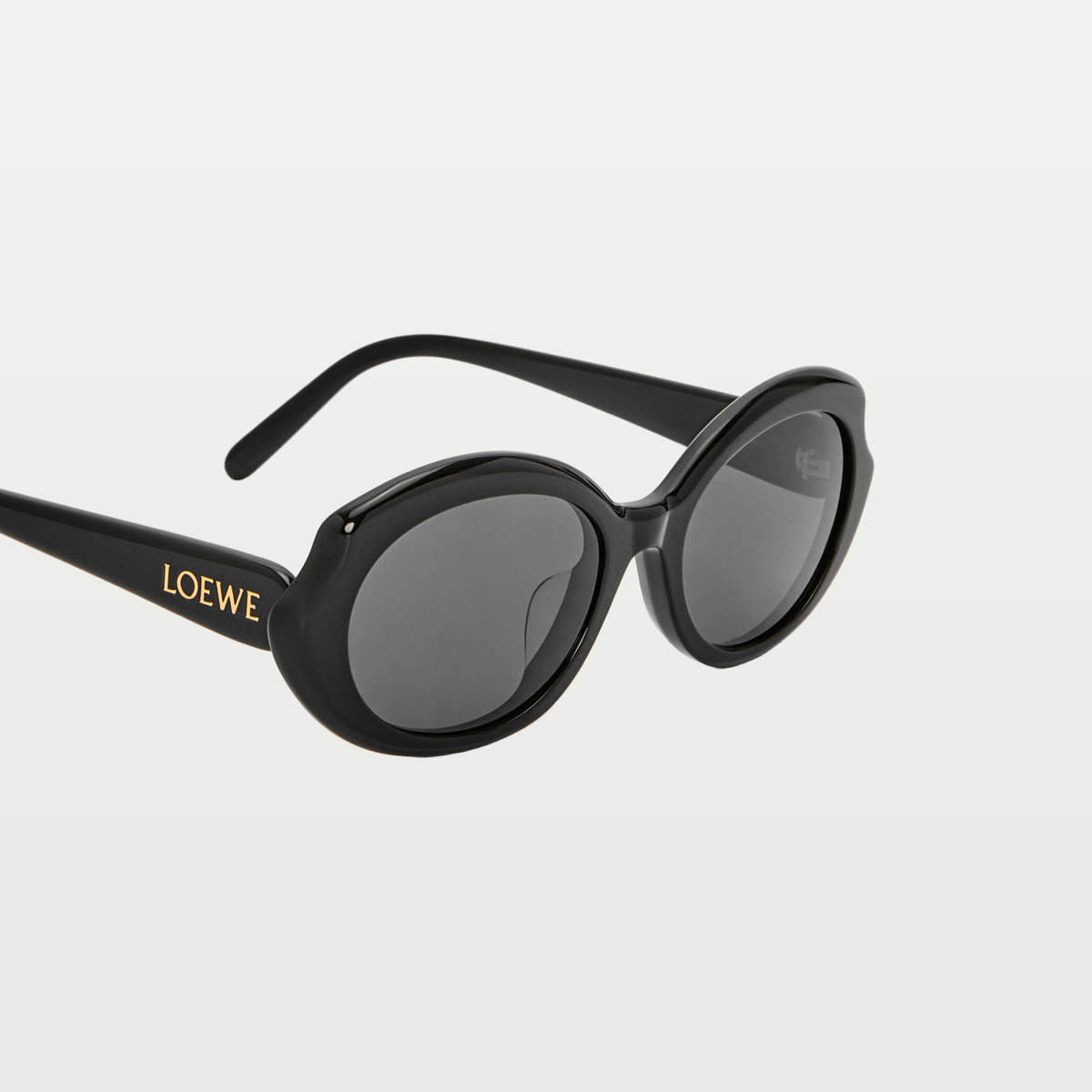 LOEWE Mini Oval Slim sunglasses in Black