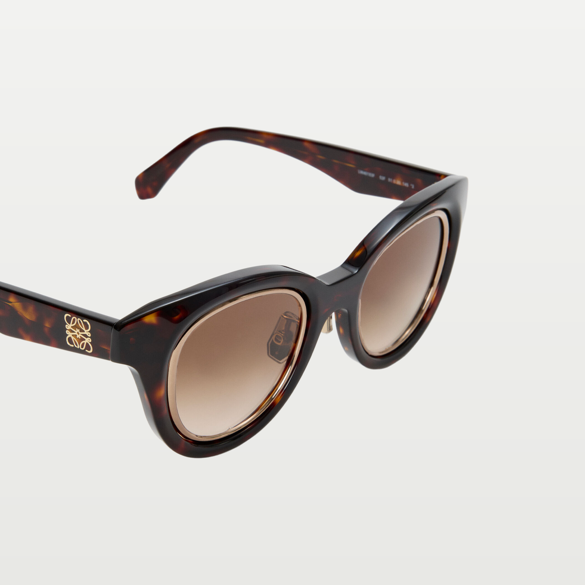 LOEWE Mini Anagram Butterfly sunglasses in Havana
