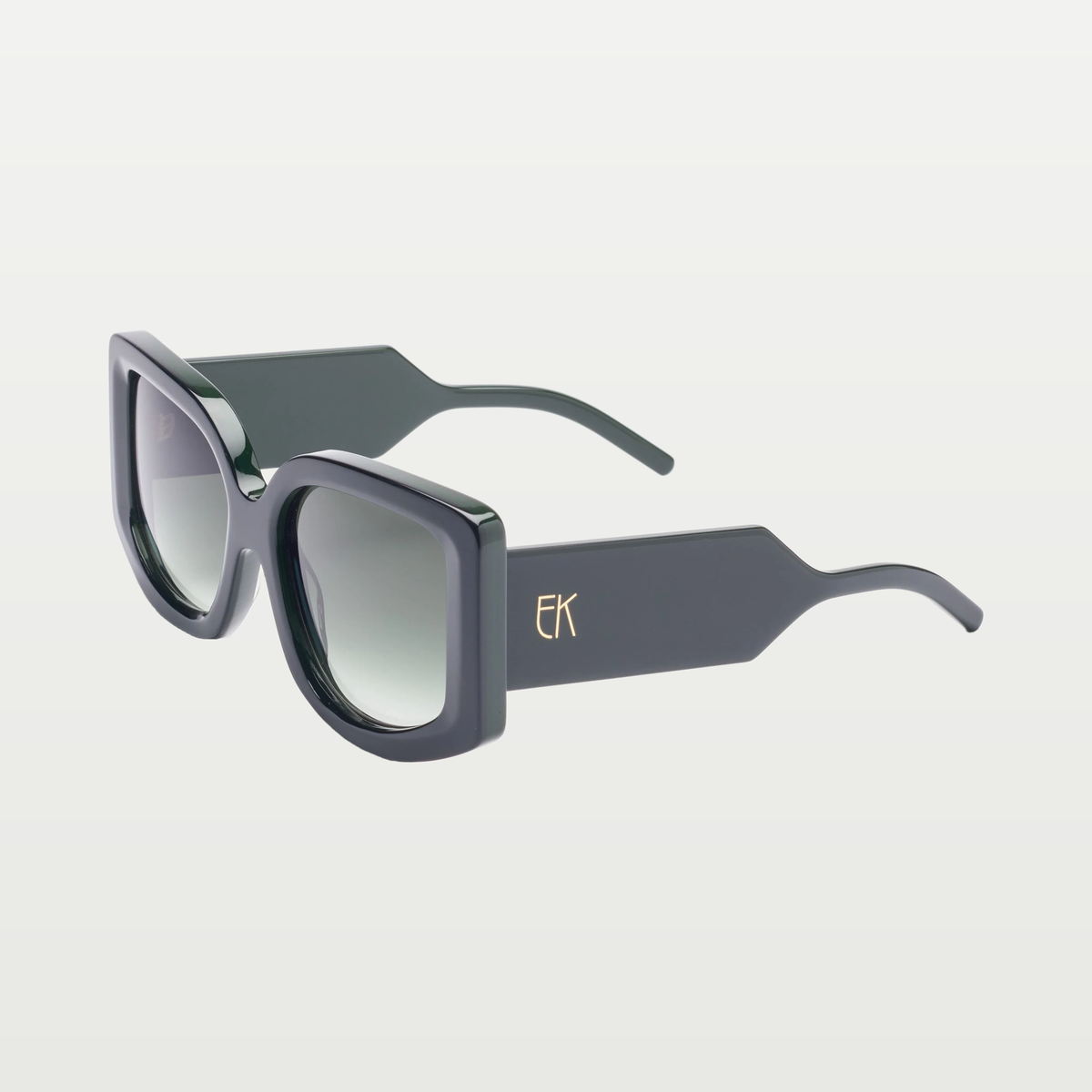 Emmanuelle Khanh Sunglasses 7082 — GLOSSY FOREST
