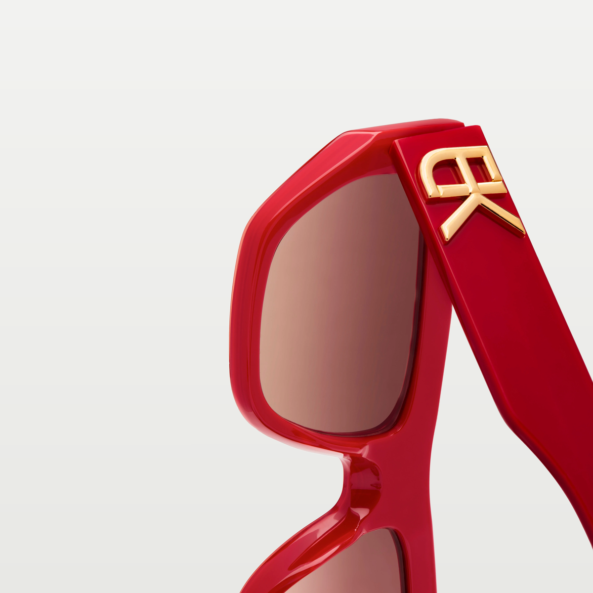 Emmanuelle Khanh Sunglasses SILENCIO — GLOSSY RED