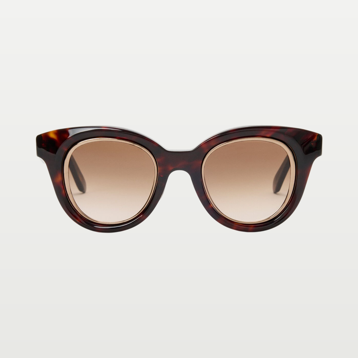LOEWE Mini Anagram Butterfly sunglasses in Havana