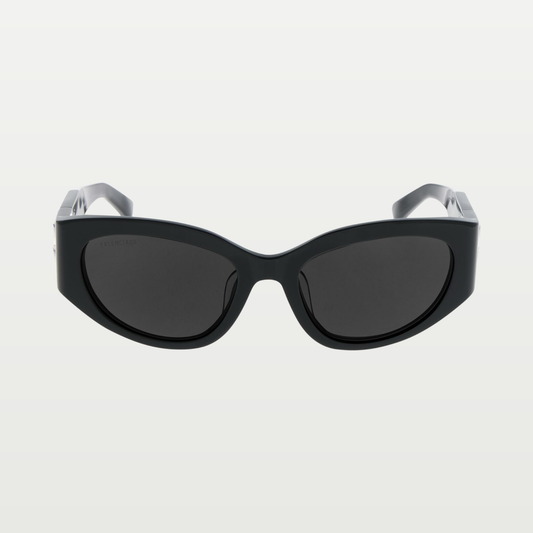 Balenciaga Women's Bossy Round Af Sunglasses in Black