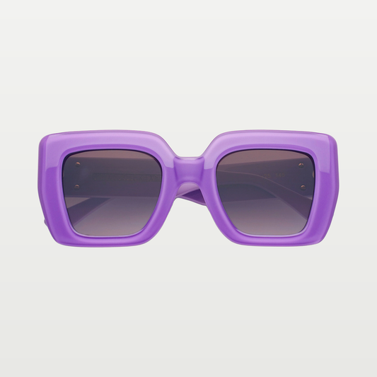 Emmanuelle Khanh Sunglasses MIDNIGHT — GLOSSY LAVENDER