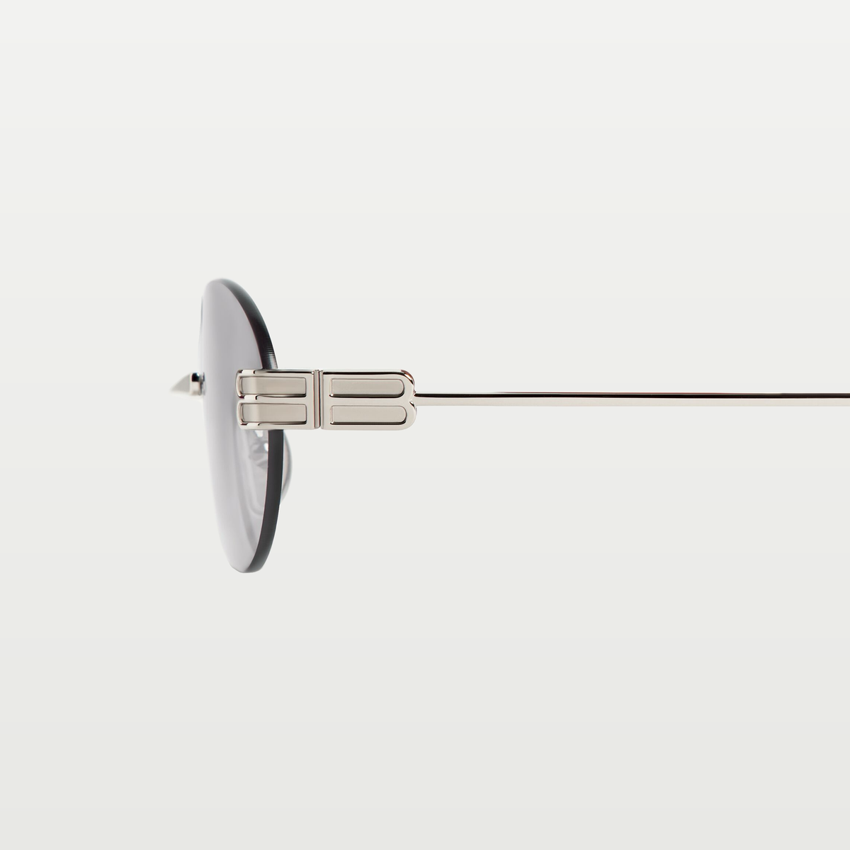 Balenciaga Gossip Oval Af Sunglasses in Light Grey