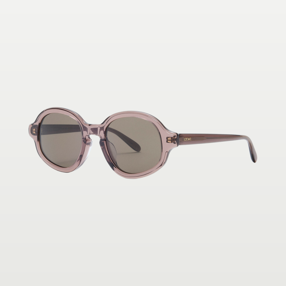 LOEWE Delta Slim sunglasses in Transparent Brown
