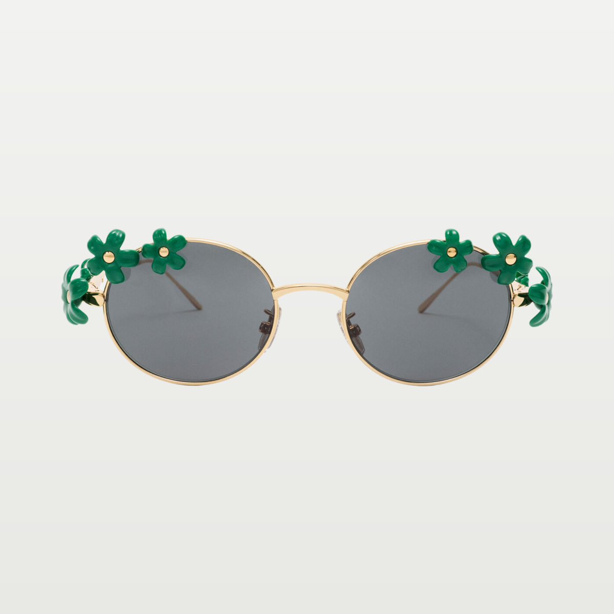LOEWE Daisy Field sunglasses in Emerald Green