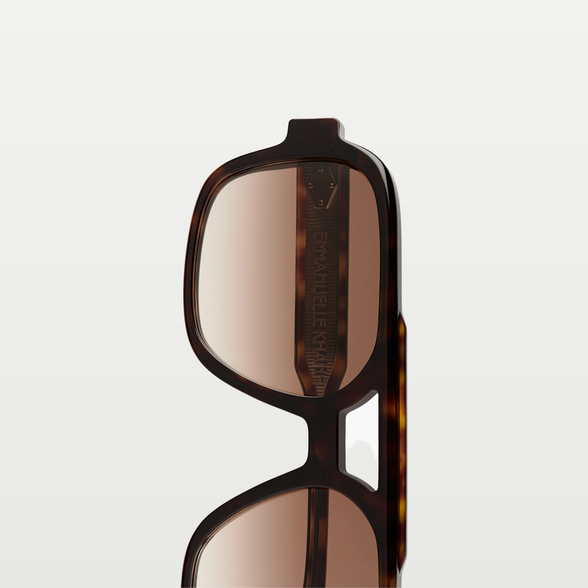 Emmanuelle Khanh Sunglasses HERO — CLASSIC ORGANIC HAVANA