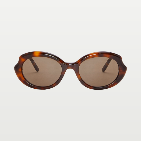 LOEWE Mini Oval Slim sunglasses in Havana