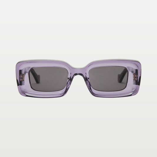 LOEWE Rectangular sunglasses in Transparent Purple