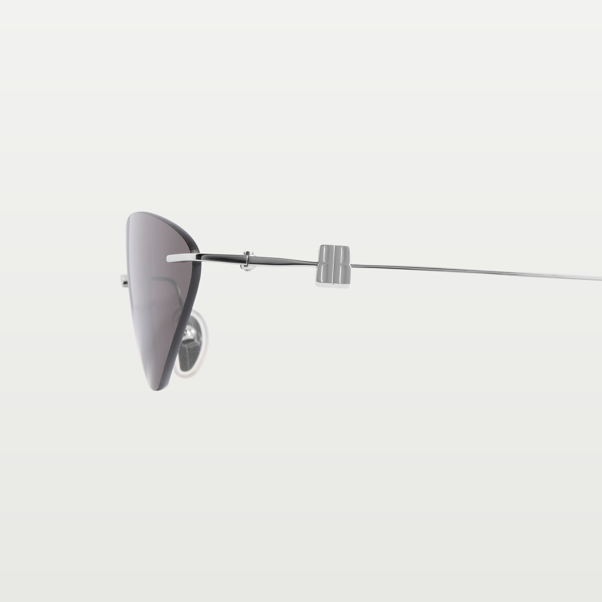 Balenciaga Women's Nano Cat Sunglasses in Silver