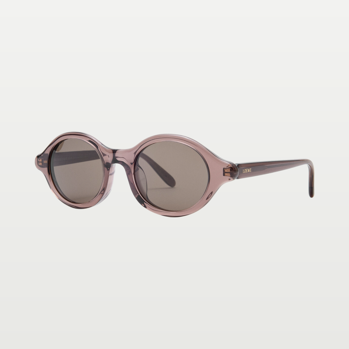 LOEWE Epsilon Slim sunglasses in Transparent Brown