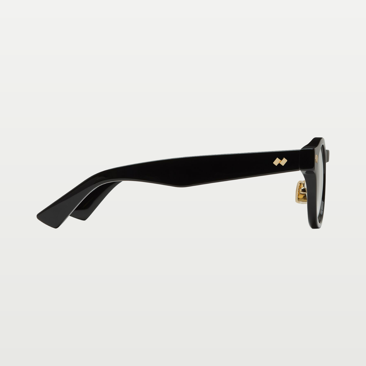 Bottega Veneta Dizzy Round Eyeglasses in Black/transparent