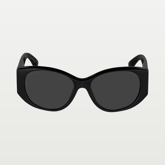 Balenciaga Women's Nano Round Sunglasses in Black