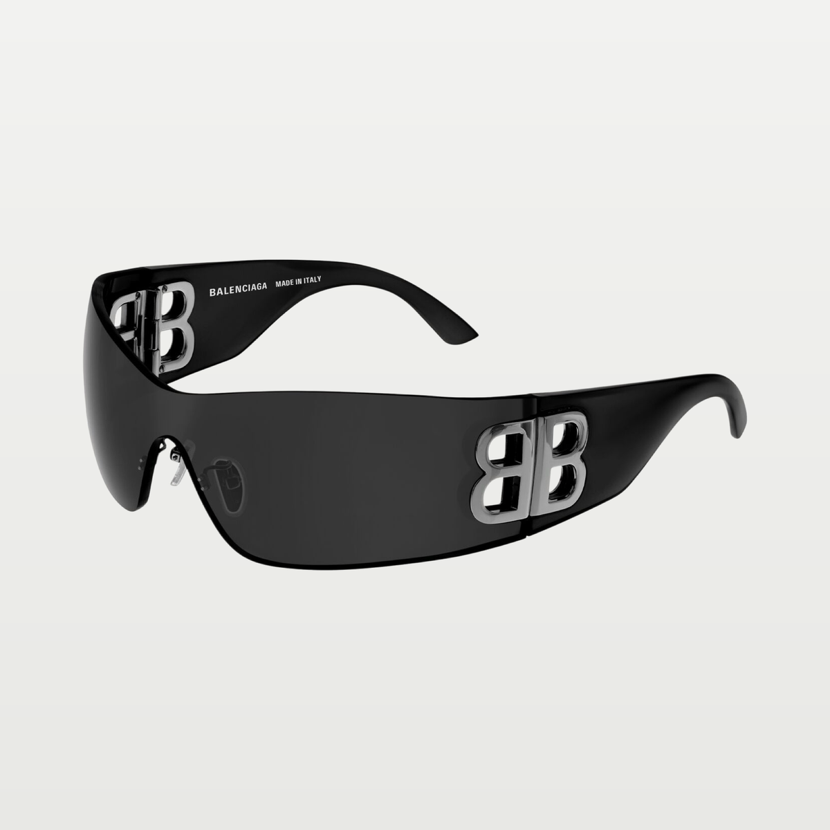 Balenciaga Women's Bossy Mask Sunglasses in Black