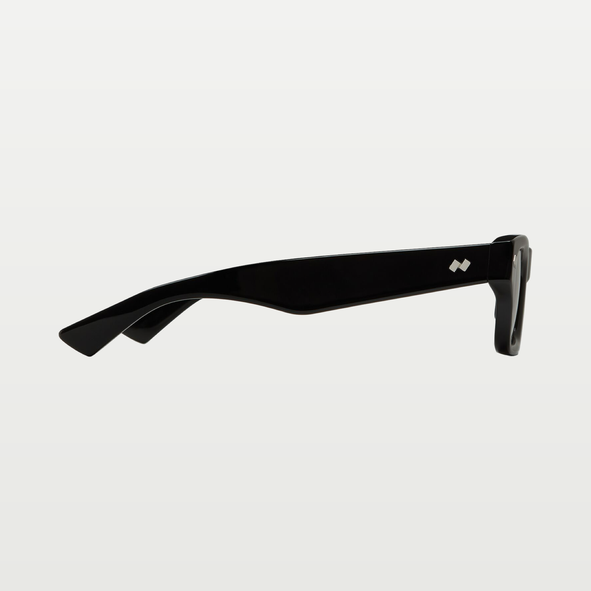 Bottega Veneta Dizzy Square Sunglasses in Black/grey