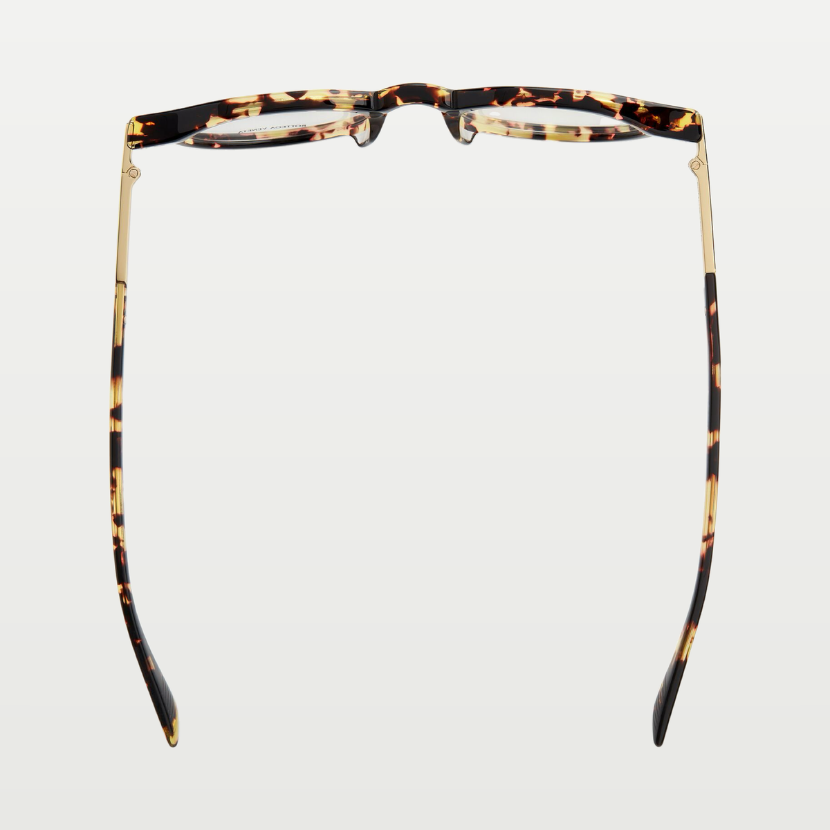 Bottega Veneta Men's Forte Recycled Acetate Panthos Eyeglasses in Havana/transparent