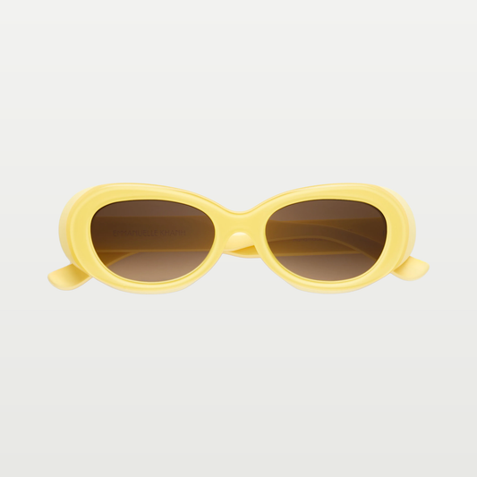 Emmanuelle Khanh Sunglasses PARIS — GLOSSY VANILLA