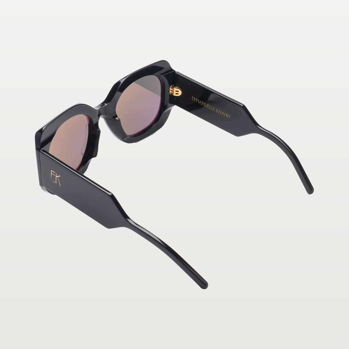 Emmanuelle Khanh Sunglasses 8065 — ORGANIC BLACK