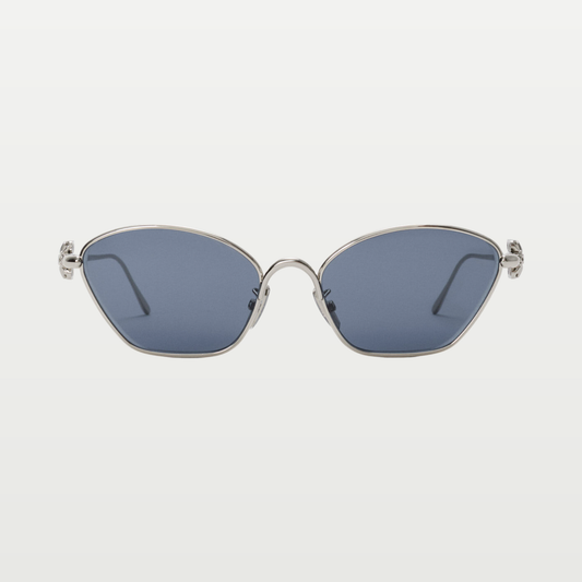 LOEWE Anagram Bombé Hexagon sunglasses in Denim Blue