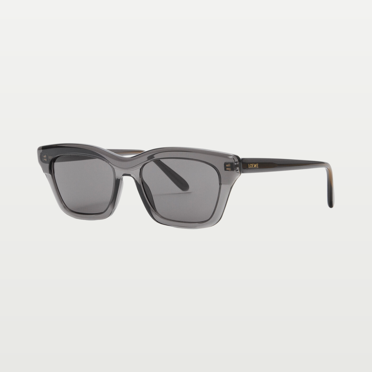 LOEWE Sigma Slim sunglasses in Transparent Grey/Black