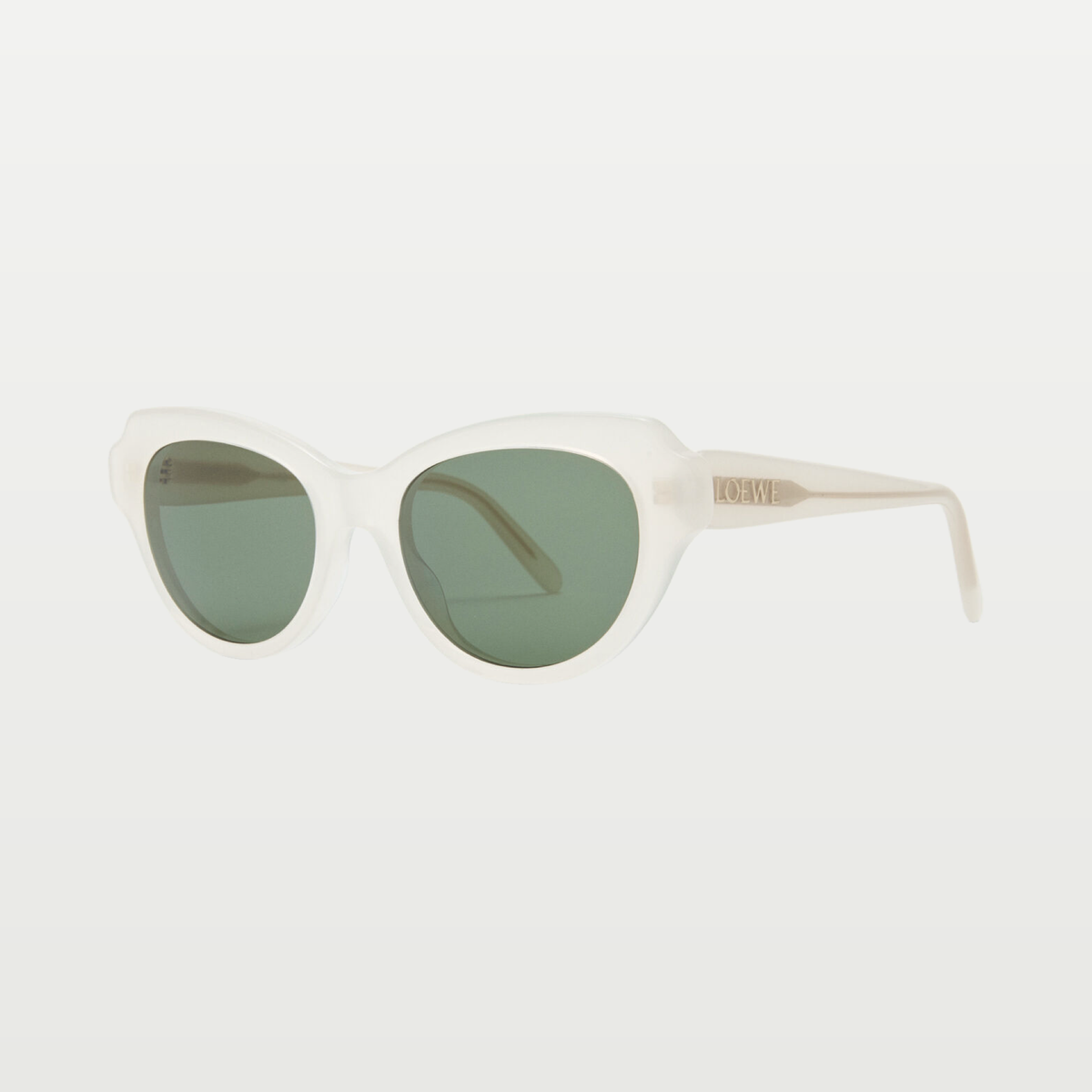 LOEWE Swan Slim sunglasses in Milky Ivory