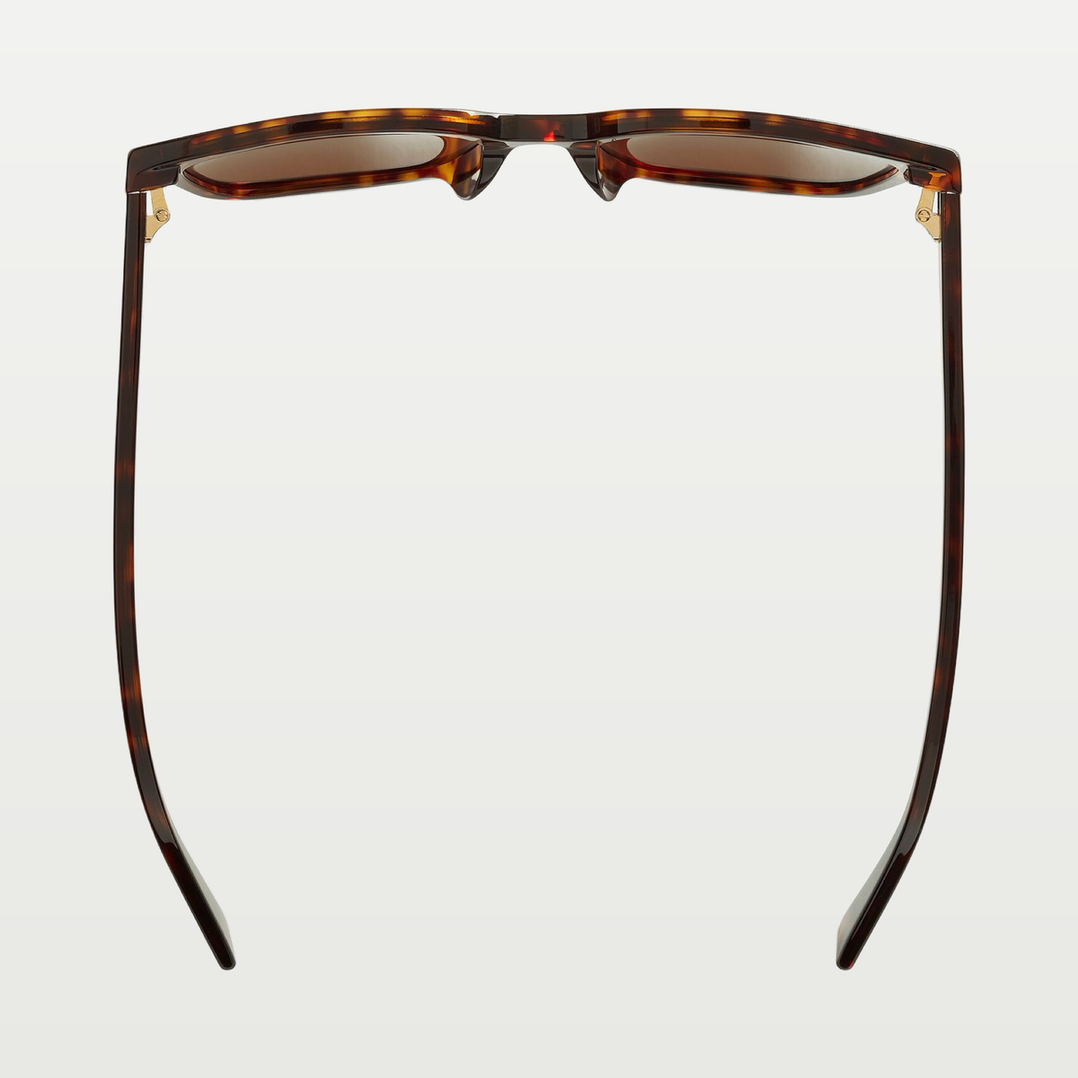 Bottega Veneta Soft Recycled Acetate Square Sunglasses in Havana / Brown