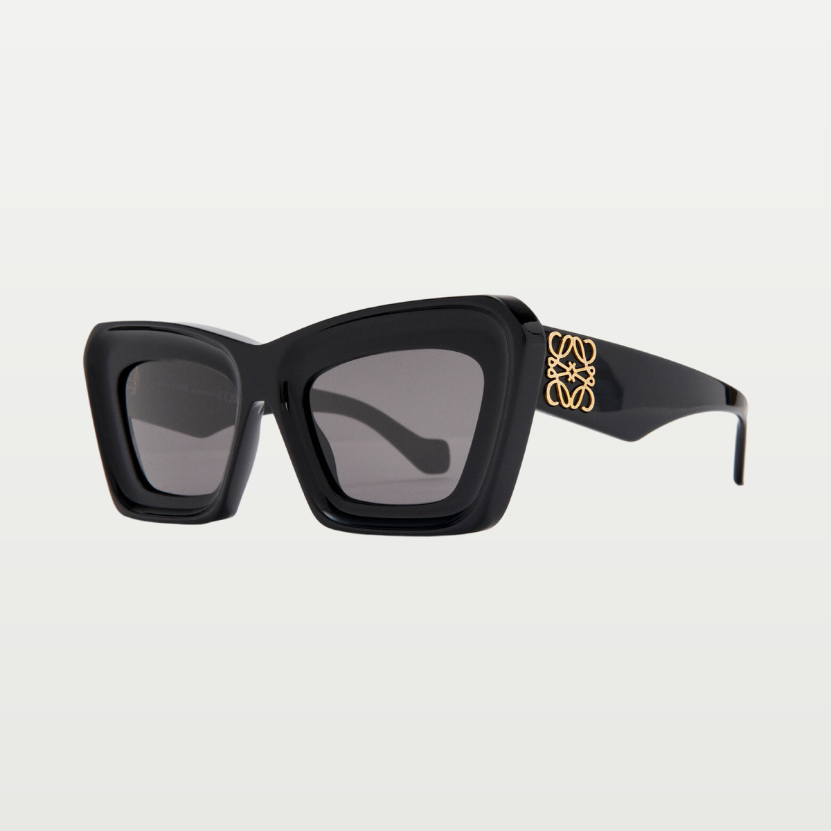 LOEWE Beveled Cateye sunglasses in Black