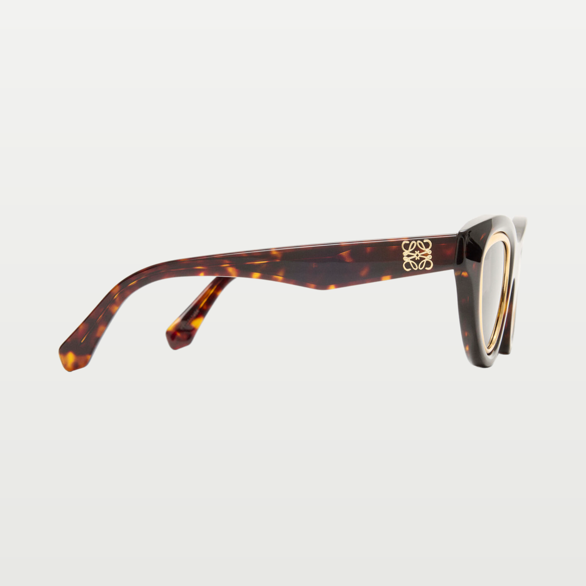 LOEWE Mini Anagram Cateye sunglasses in Havana