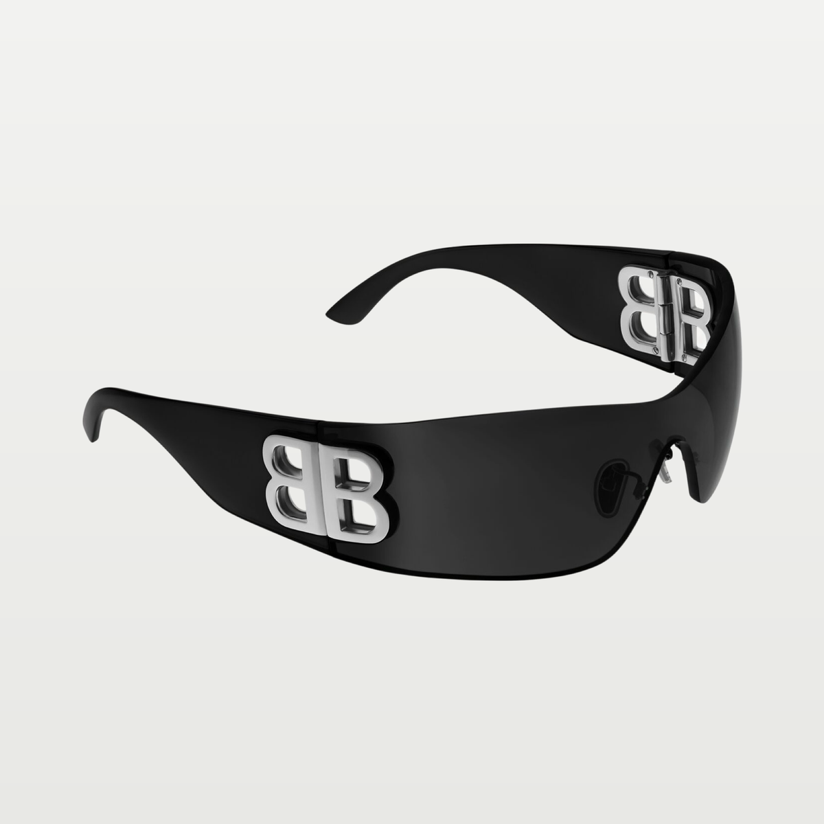 Balenciaga Women's Bossy Mask Sunglasses in Black