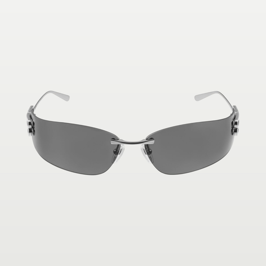 Balenciaga Women's Gossip D-frame Sunglasses in Silver