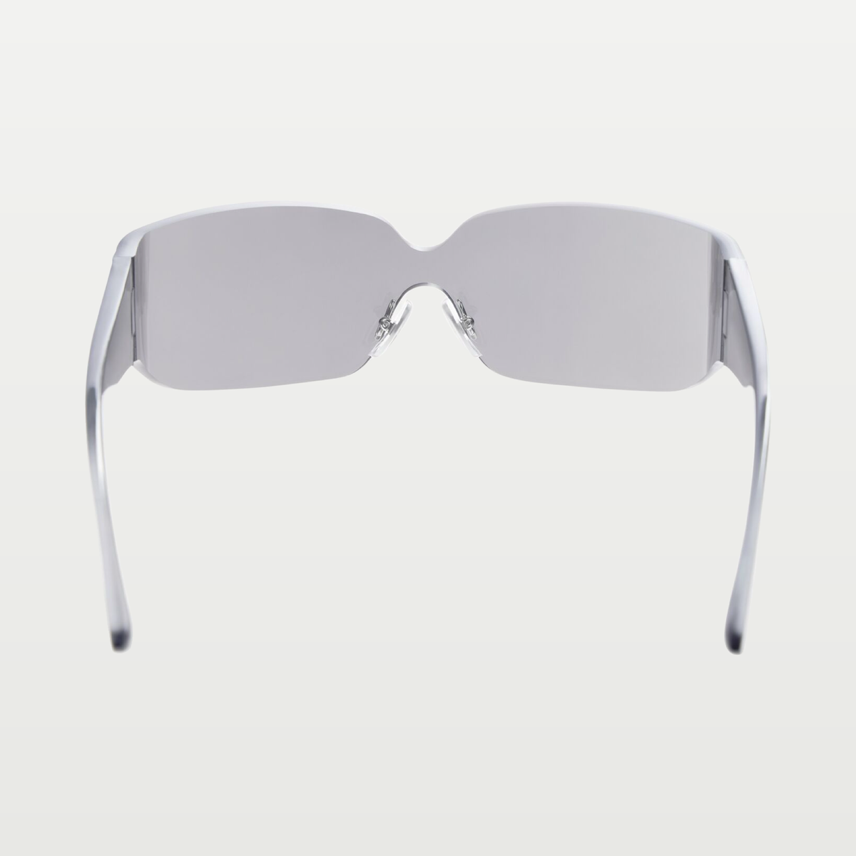 Balenciaga Mono Square Sunglasses in Silver