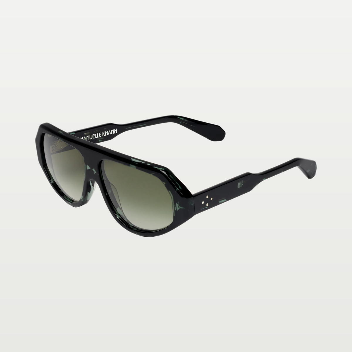 Emmanuelle Khanh Sunglasses OZONE — GREEN SHINE